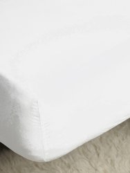 Belladorm Pima Cotton 450 Thread Count Extra Deep Fitted Sheet (White) (Twin) (Twin) (UK - Single) - White