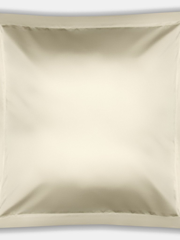 Belledorm 100% Cotton Sateen Continental Pillowcase (Ivory) (One Size) - Ivory