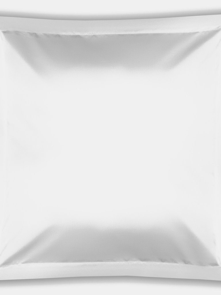Belledorm 100% Cotton Sateen Continental Pillowcase (White) (One Size)