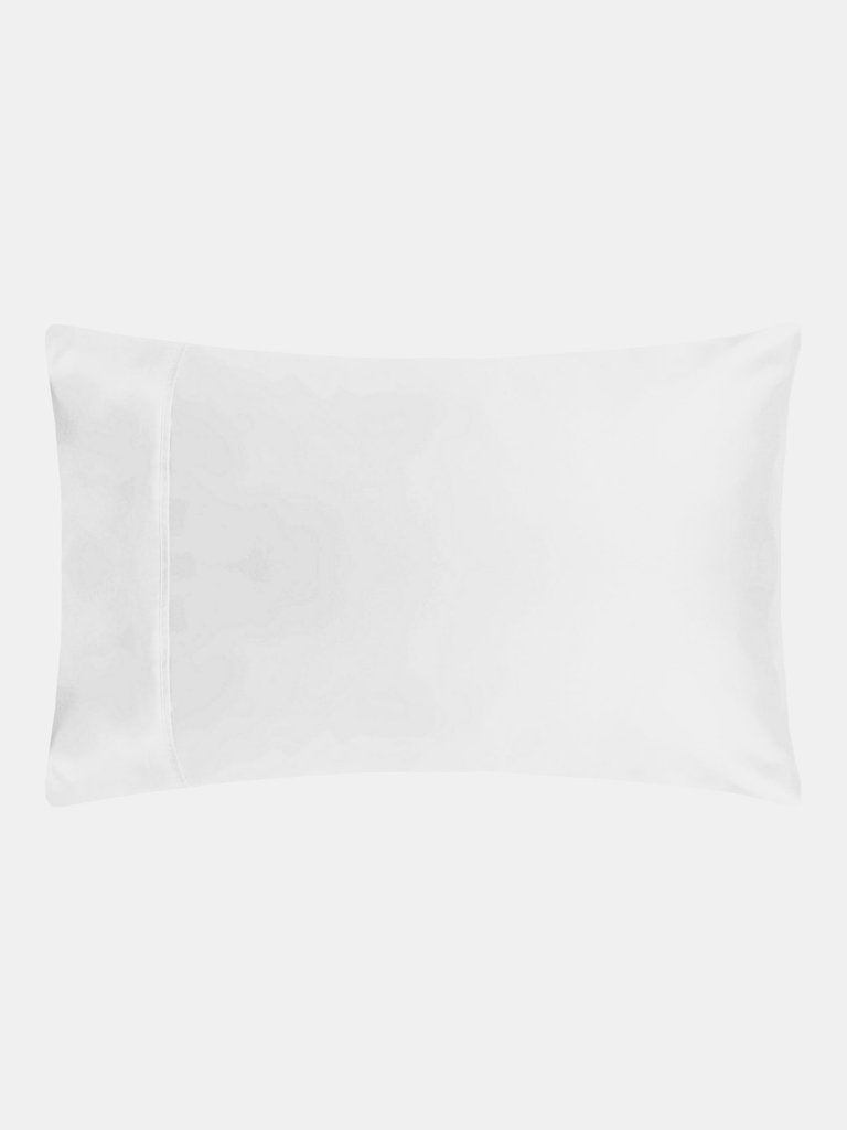 Belledorm 100% Cotton Sateen Housewife Pillowcase (White) (One Size) - White