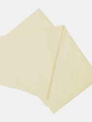 Belledorm 200 Thread Count Cotton Percale Flat Sheet (Ivory) (Full) (UK - Double) - Ivory