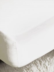 Belledorm 200 Thread Count Cotton Percale Ultra Deep Fitted Sheet (Ivory) (Full) (Full) (UK - Double)