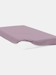 Belledorm 200 Thread Count Egyptian Cotton Fitted Sheet (Mulberry) (Queen) (Queen) (UK - Kingsize) - Mulberry