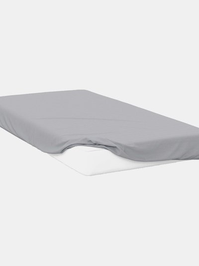 Belledorm Belledorm 200 Thread Count Egyptian Cotton Fitted Sheet (Platinum) (6ft 6) (6ft 6) product