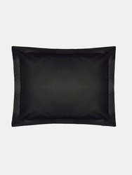 Belledorm 200 Thread Count Egyptian Cotton Oxford Pillowcase (Black) (One Size) - Black