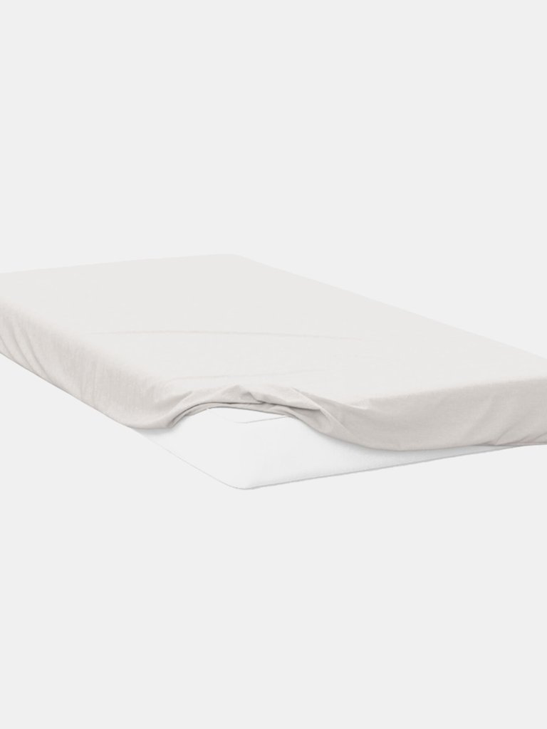 Belledorm 400 Thread Count Egyptian Cotton Extra Deep Fitted Sheet (Ivory) (Full) (Full) (UK - Double) - Ivory