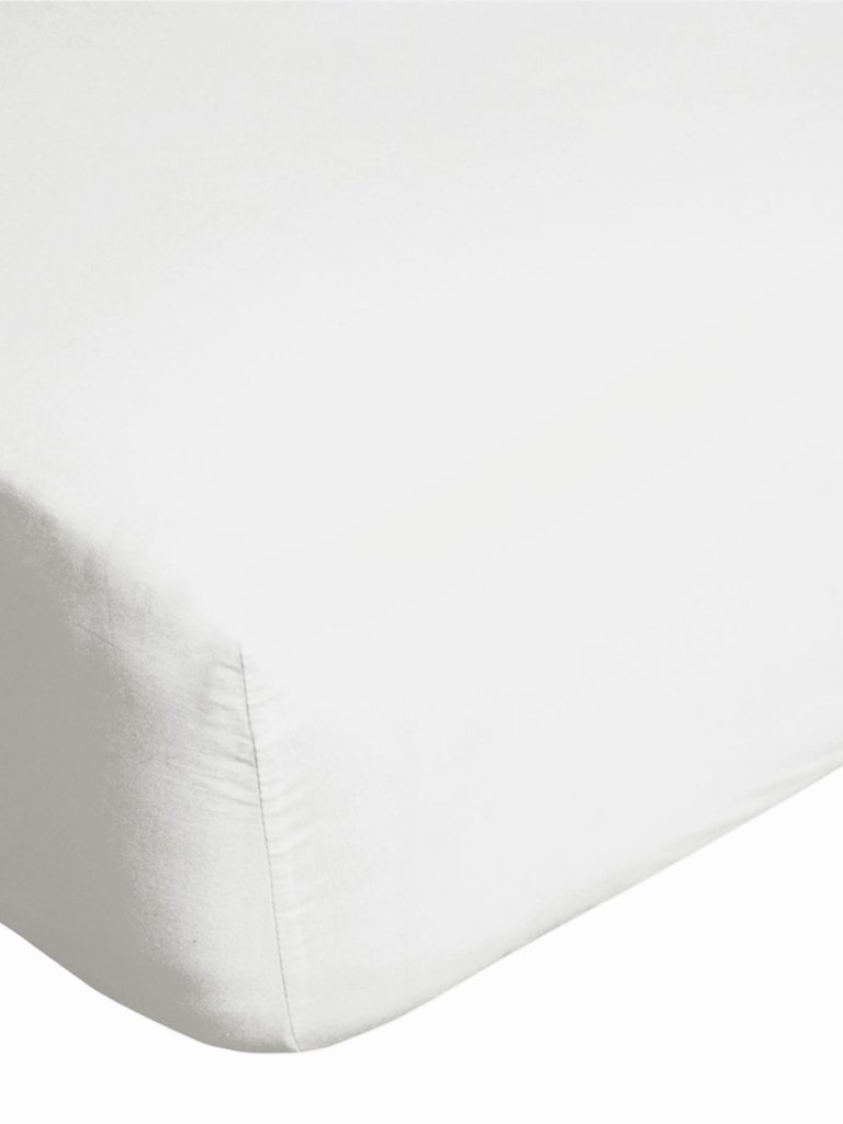 Belledorm 400 Thread Count Egyptian Cotton Extra Deep Fitted Sheet (Ivory) (Full) (Full) (UK - Double)