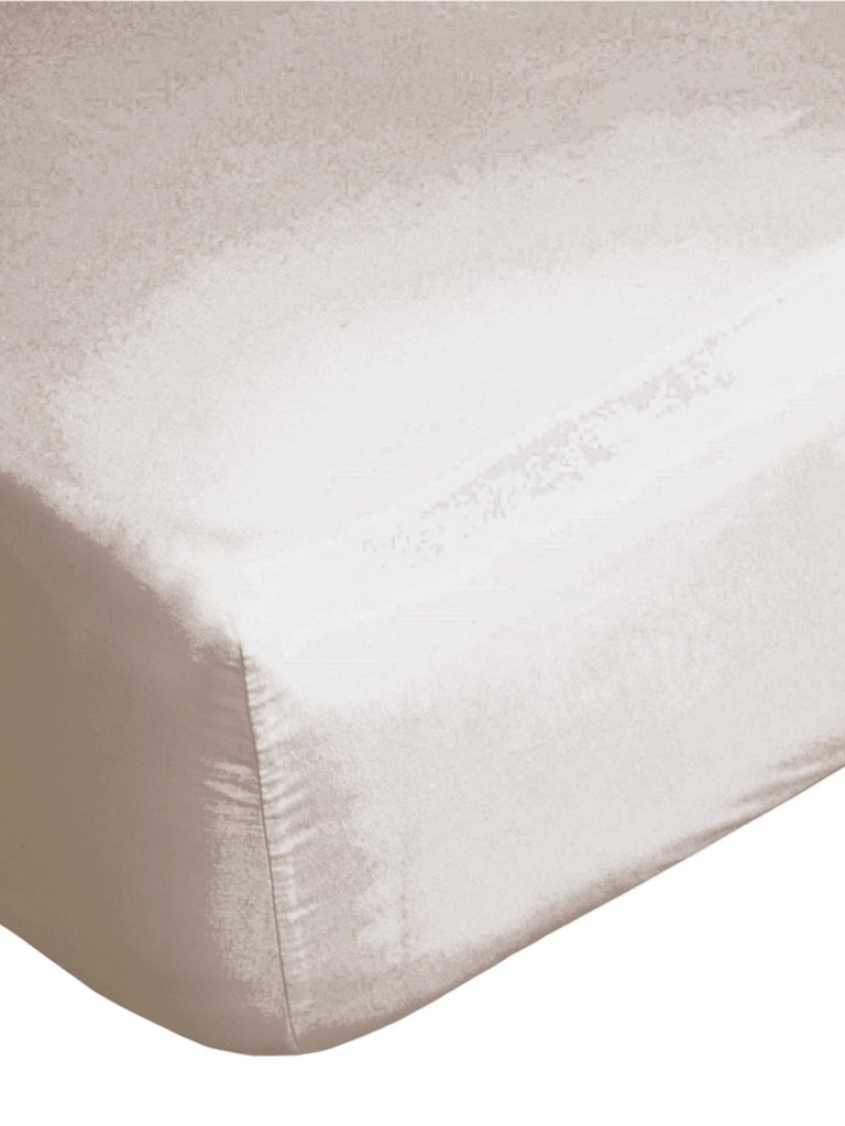 Belledorm 400 Thread Count Egyptian Cotton Extra Deep Fitted Sheet (Oyster) (Twin) (Twin) (UK - Single)