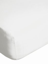 Belledorm 400 Thread Count Egyptian Cotton Fitted Sheet (Ivory) (6ft 6) (6ft 6)
