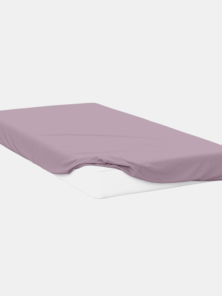 Belledorm 400 Thread Count Egyptian Cotton Fitted Sheet (Mulberry) (Full) (Full) (UK - Double) - Mulberry