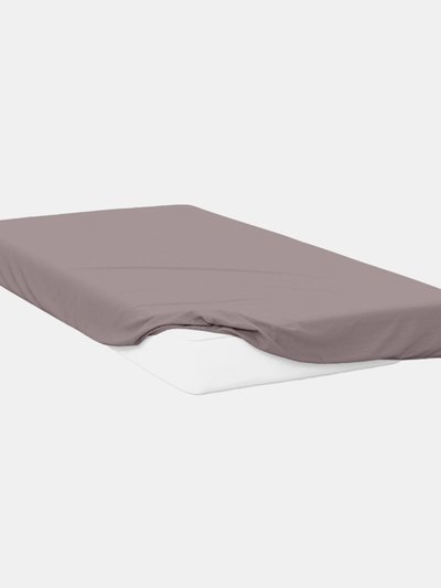 Belledorm Belledorm 400 Thread Count Egyptian Cotton Fitted Sheet (Pewter) (Queen) (Queen) (UK - Kingsize) product