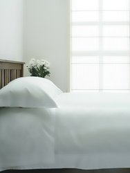 Belledorm 400 Thread Count Egyptian Cotton Fitted Sheet (White) (King) (King) (UK - Superking)