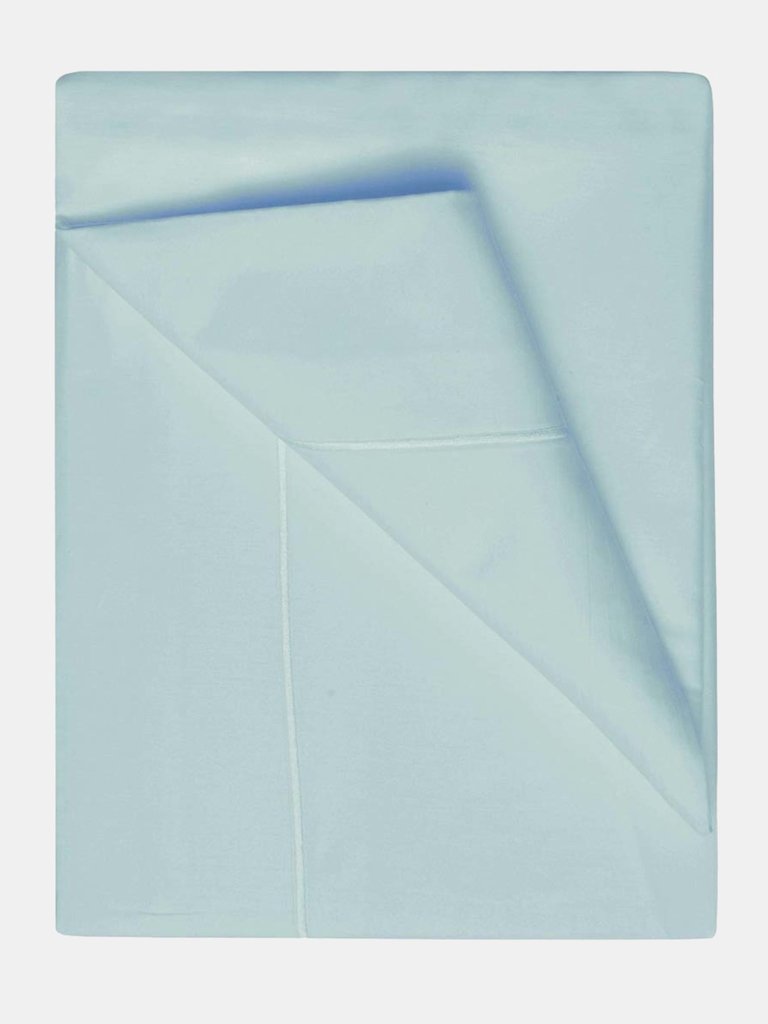 Belledorm 400 Thread Count Egyptian Cotton Flat Sheet (Duck Egg Blue) (Twin) (UK - Single) - Duck Egg Blue