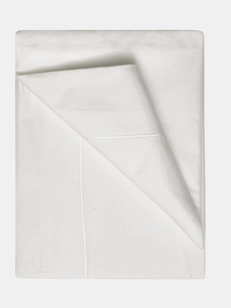 Belledorm 400 Thread Count Egyptian Cotton Flat Sheet (Ivory) (Twin) (UK - Single) - Ivory