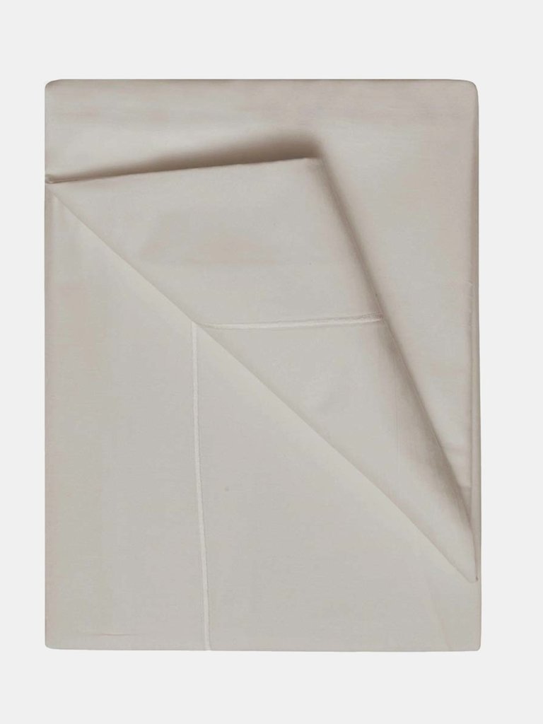 Belledorm 400 Thread Count Egyptian Cotton Flat Sheet (Oyster) (Queen) (UK - Kingsize) - Oyster