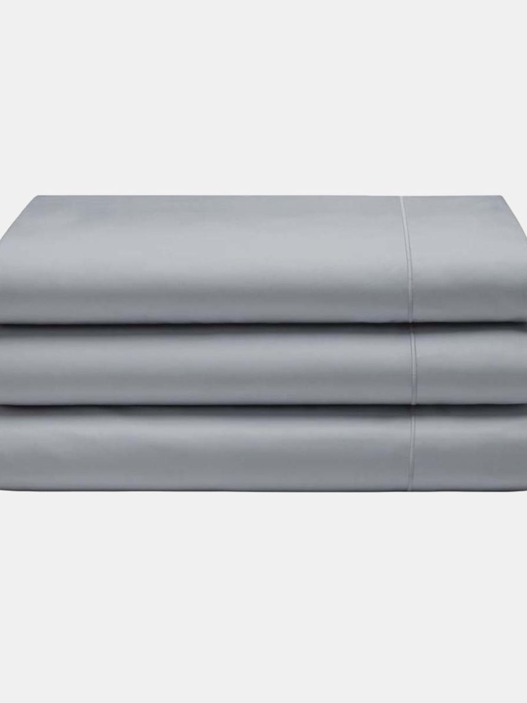 Belledorm 400 Thread Count Egyptian Cotton Flat Sheet (Platinum) (Twin) (UK - Single)