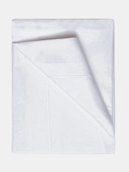 Belledorm 400 Thread Count Egyptian Cotton Flat Sheet (White) (Twin) (UK - Single) - White