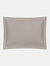 Belledorm 400 Thread Count Egyptian Cotton Oxford Pillowcase (Pewter) (M) - Pewter