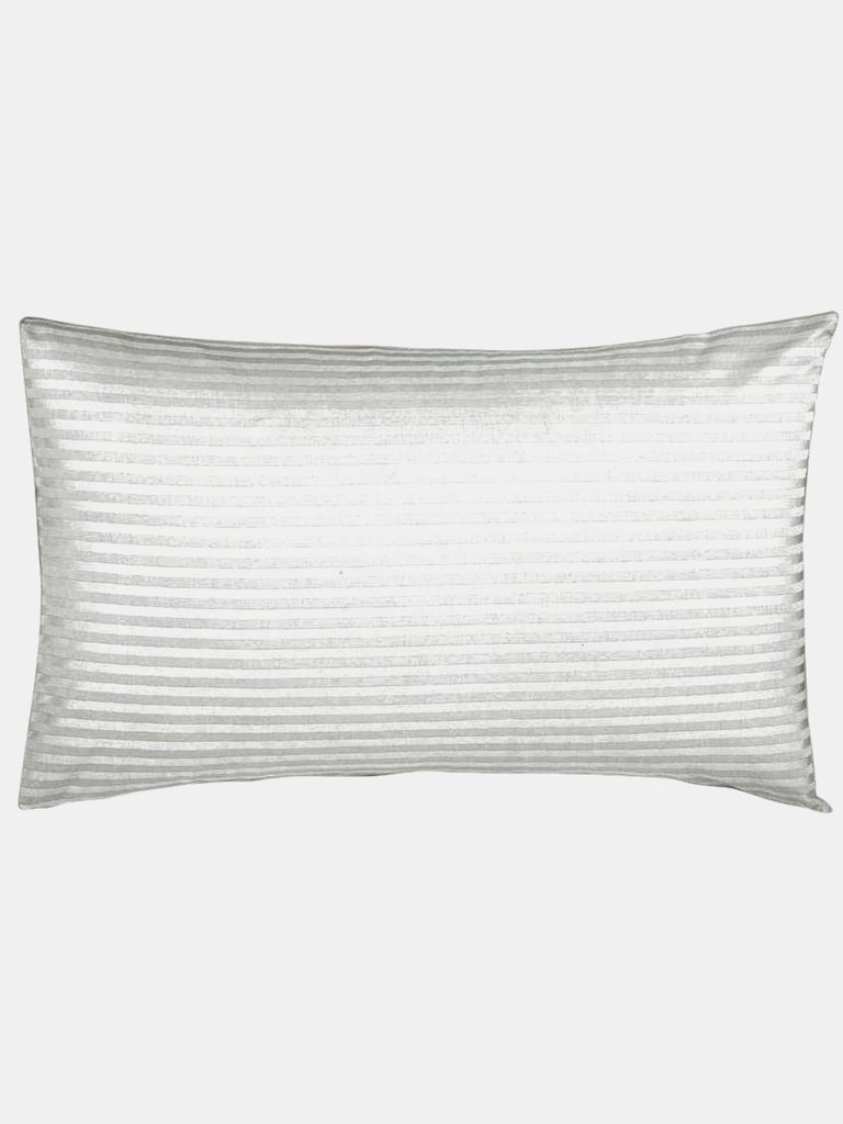 Belledorm 540 Thread Count Satin Stripe Housewife Pillowcases (Pair) (Ivory) (One Size) - Ivory