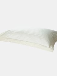 Belledorm 540 Thread Count Satin Stripe Oxford Pillowcase (Ivory) (One Size) - Ivory