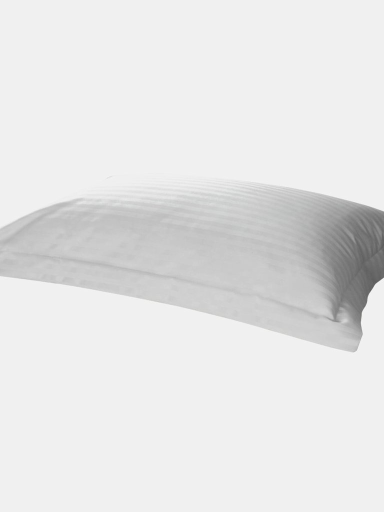 Belledorm 540 Thread Count Satin Stripe Oxford Pillowcase (Platinum) (One Size) - Platinum