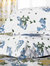 Belledorm Arabella Country Dream Pillowcase Pair (White/Blue/Green) (One Size) - White/Blue/Green