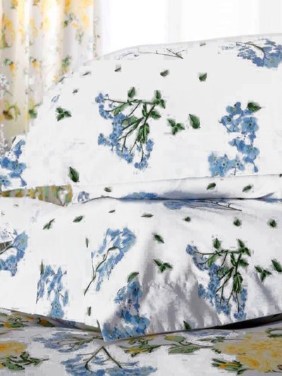Belledorm Belledorm Arabella Country Dream Pillowcase Pair (White/Blue/Green) (One Size) product