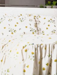 Belledorm Bluebell Meadow Fitted Bedspread (Ivory) (Queen) (UK - Kingsize)