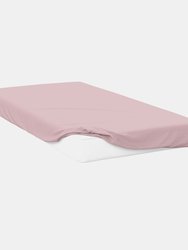 Belledorm Brushed Cotton Extra Deep Fitted Sheet (Powder Pink) (King) (King) (UK - Superking) - Powder Pink