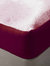 Belledorm Brushed Cotton Fitted Sheet (Red) (Queen) (Queen) (UK - Kingsize) - Red