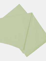 Belledorm Brushed Cotton Flat Sheet (Green Apple) (Full) (UK - Double) - Green Apple