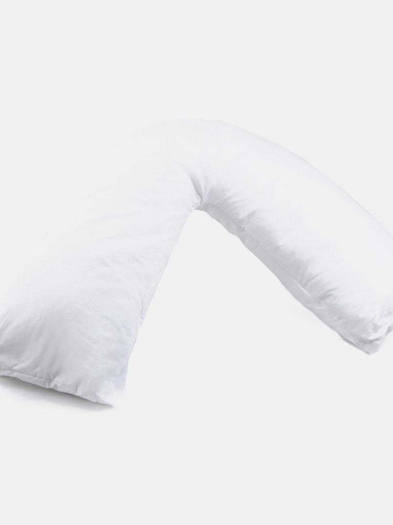 Belledorm Clusterball Orthopedic V Shaped Pillow (White) (One Size) - White