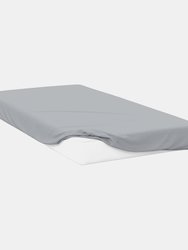 Belledorm Cotton Extra Deep Fitted Sheet (Cloud Grey) (Full) (Full) (UK - Double)