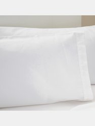 Belledorm Cotton Percale Housewife Pillowcase Pair (White) (One Size)