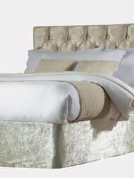 Belledorm Divan Crushed Velvet Base Wrap (Champagne) (Twin) (UK - Single) - Champagne