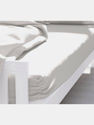 Belledorm Divan Extra Deep Fitted Sheet (White) (Twin) (UK - Single)