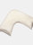 Belledorm Easycare Percale V-Shaped Orthopaedic Pillowcase (Cream) (One Size) - Cream