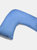 Belledorm Easycare Percale V-Shaped Orthopaedic Pillowcase (Sky Blue) (One Size) - Sky Blue