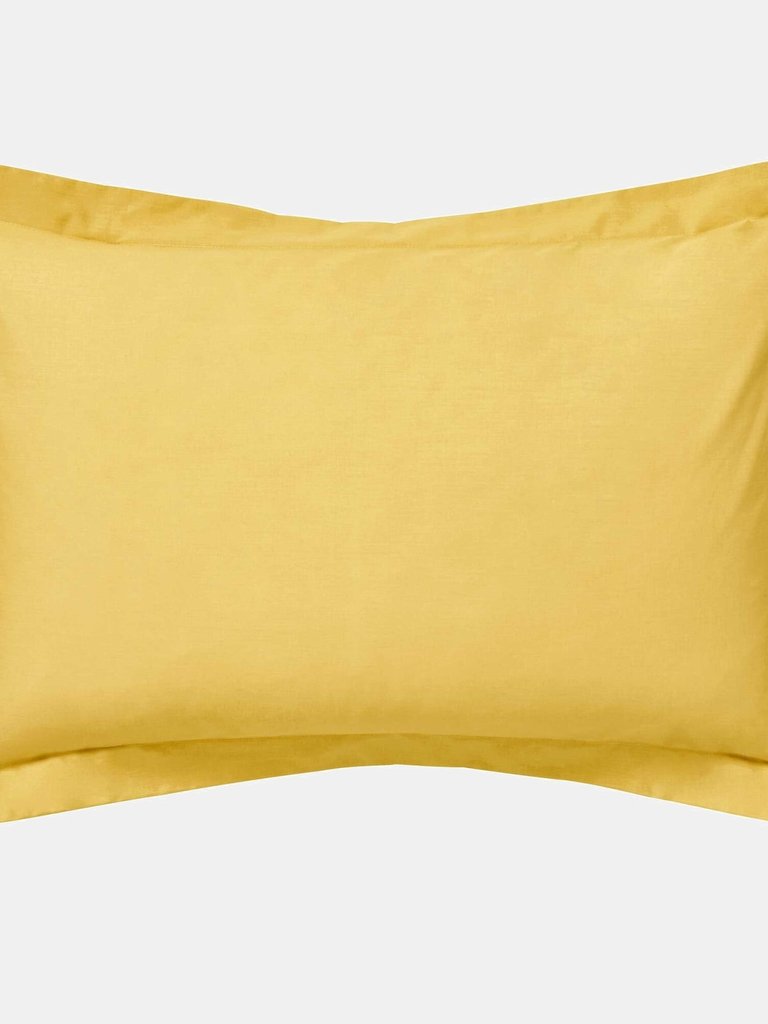 Belledorm Egyptian Cotton Oxford Pillowcase (Pack of 2) (Ochre Yellow) (76cm x 51cm) - Ochre Yellow