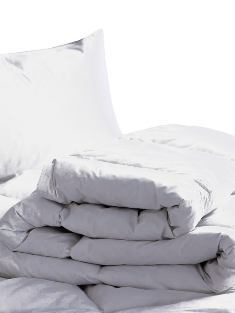 Belledorm Hotel Duck Plain Quilt (White) (King) (UK - Superking) - White