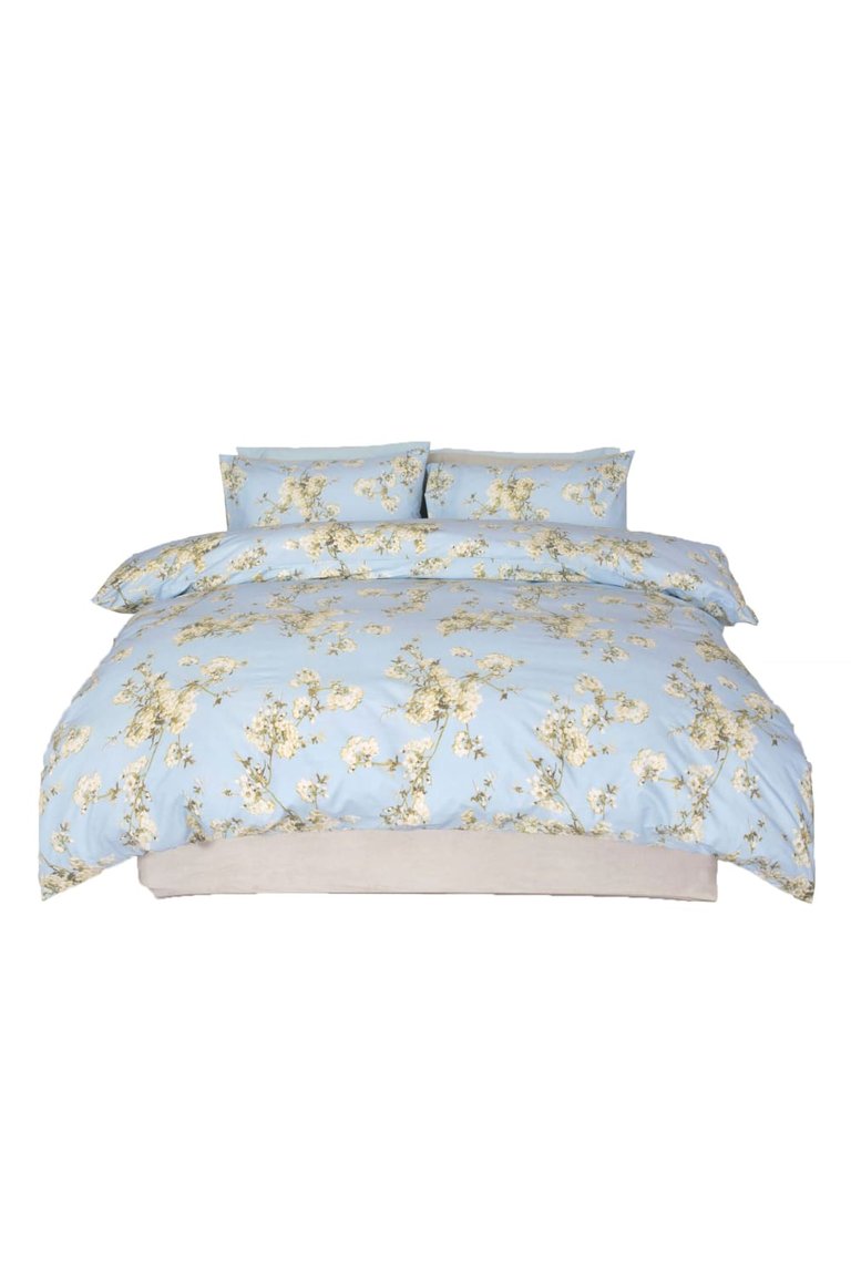 Belledorm Orchard Duvet Set (Duck Egg Blue) (King) (UK - Superking) - Duck Egg Blue