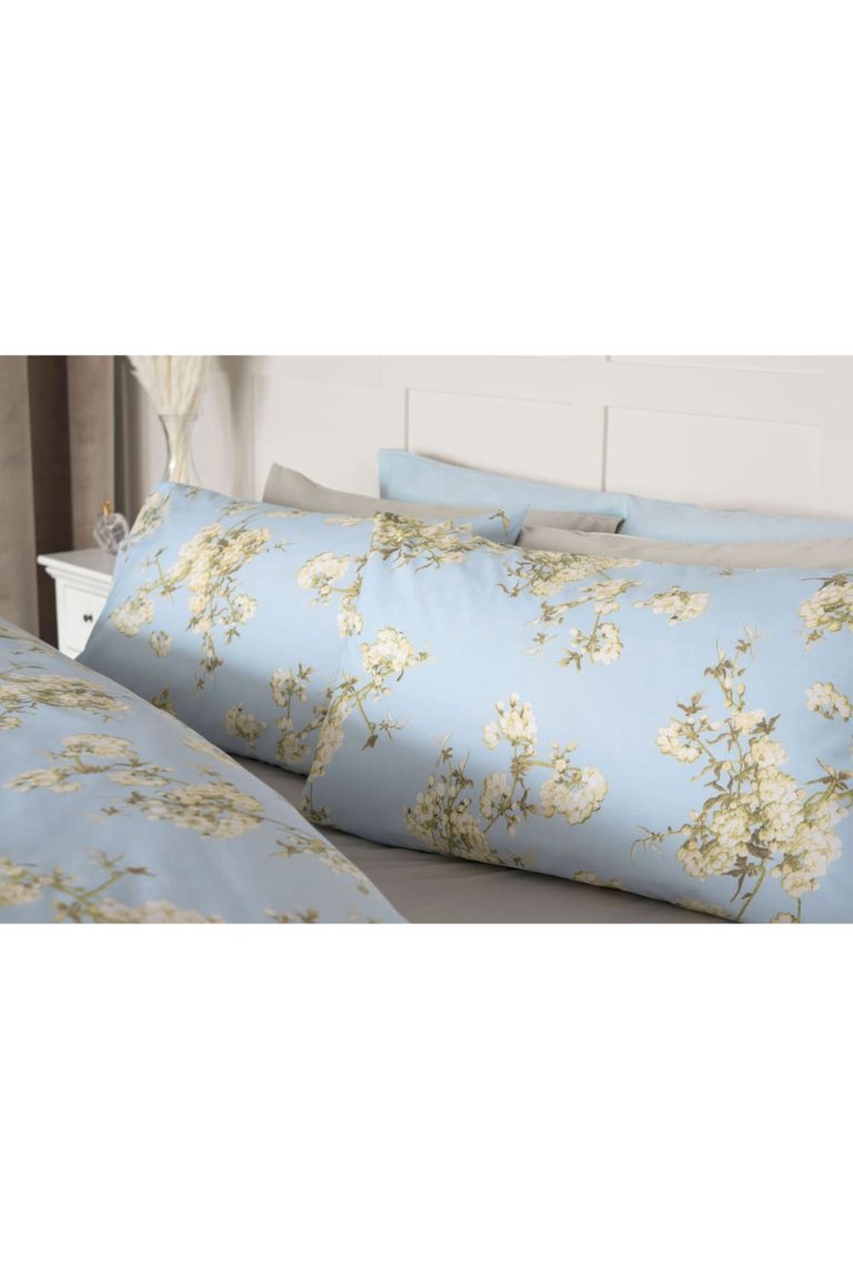 Belledorm Orchard Duvet Set (Duck Egg Blue) (King) (UK - Superking)