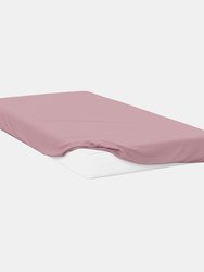 Belledorm Percale Extra Deep Fitted Sheet (Blush Pink) (Twin) (Twin) (UK - Single) - Blush Pink