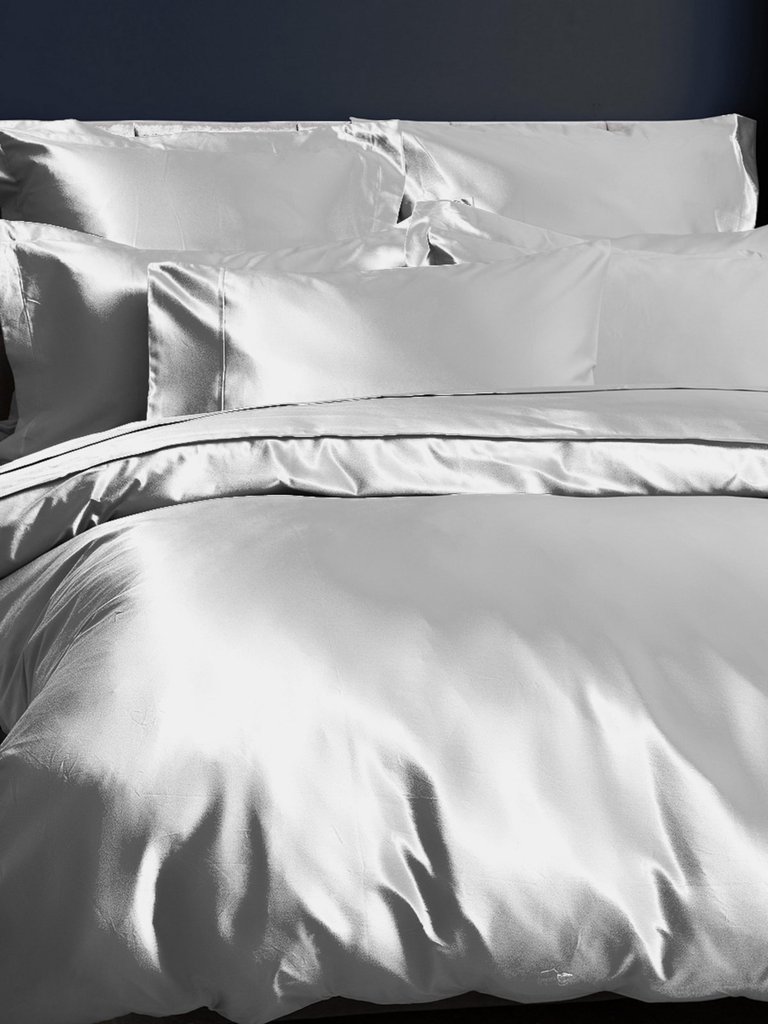 Belledorm Pima Cotton 450 Thread Count Duvet (Platinum) (Twin) (UK - Single)