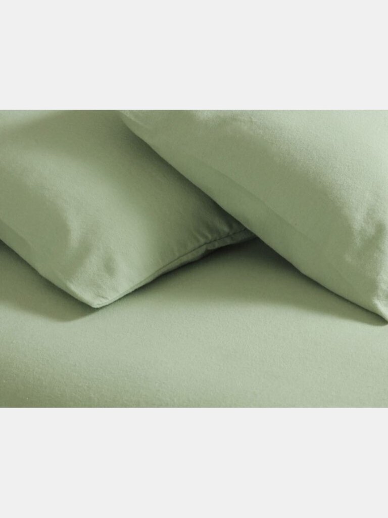 Belledorm Polycotton Extra Deep Fitted Sheet (Apple Green) (Full) (Full) (UK - Double)