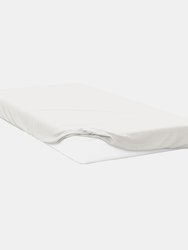 Belledorm Premium Blend 500 Thread Count Fitted Sheet (Ivory) (Twin) (UK - Single) - Ivory