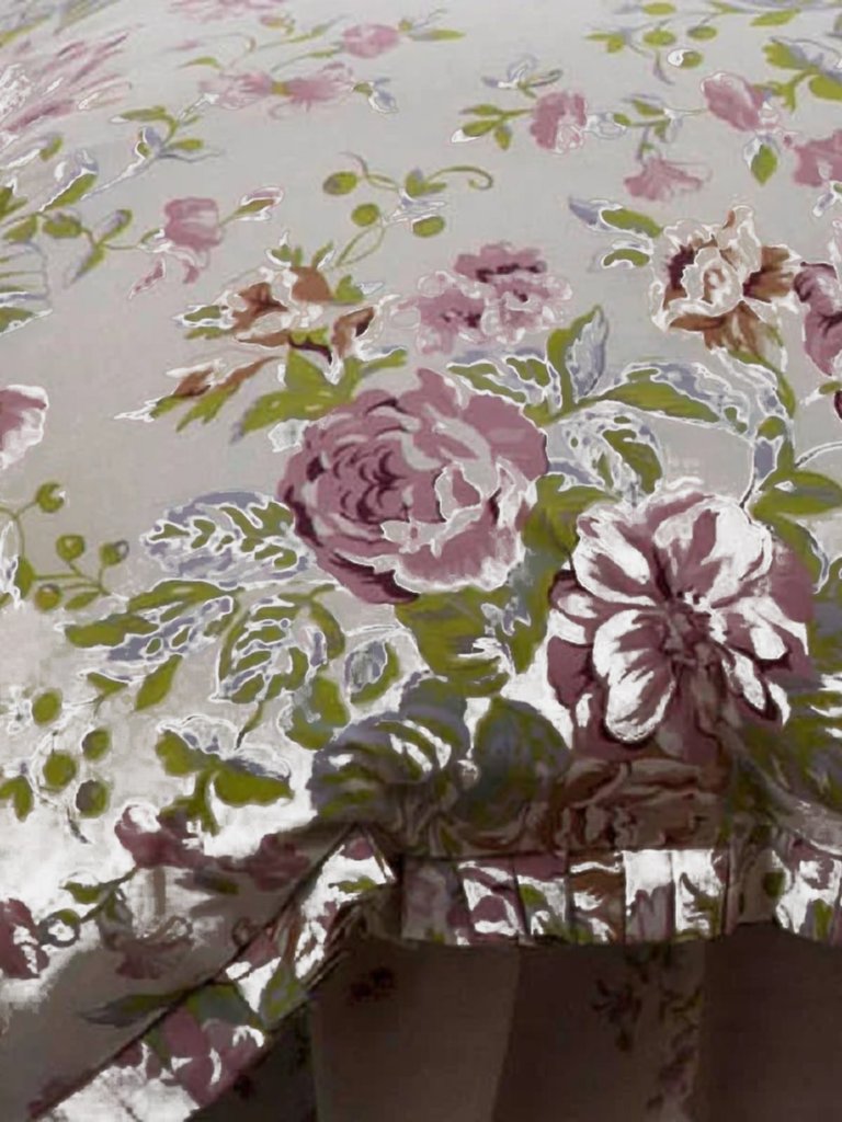 Belledorm Rose Boutique Duvet (Ivory/Pink/Green) (Full) (UK - Double)