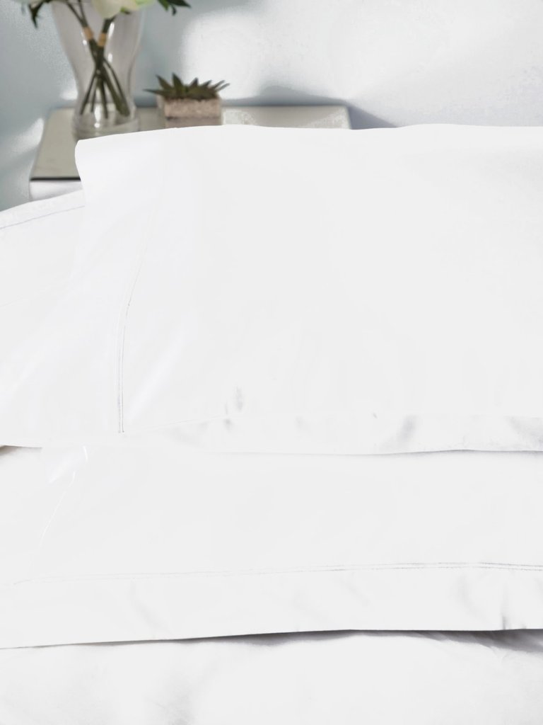 Belledorm Ultralux 1000 Thread Count Housewife Pillowcase (Pair) (White) (One Size) - White