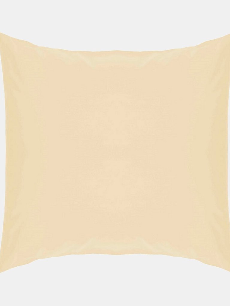 Easycare Percale Continental Pillowcase, One Size - Cream - Cream