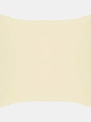 Easycare Percale Continental Pillowcase, One Size - Ivory - Ivory